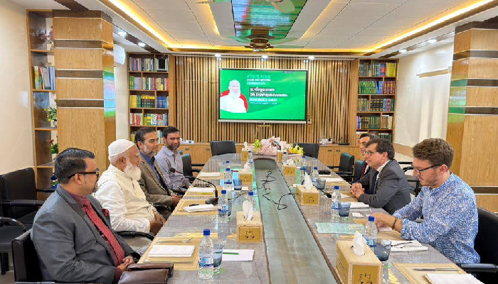 জামায়াত আমিরের সাথে ফ্রান্স রাষ্ট্রদূতের বৈঠক - NewsNow24