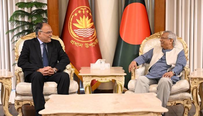 প্রধান উপদেষ্টার সাথে পাকিস্তানের পরিকল্পনামন্ত্রীর সৌজন্য সাক্ষাৎ -  NewsNow24